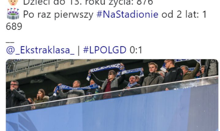 Frekwencja na ostatnim meczu Lecha Poznań! :D